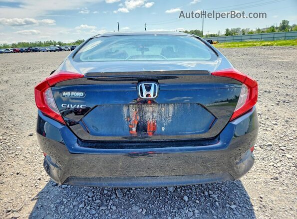 2HGFC1F42JH106563 2018 HONDA CIVIC Black Rear view