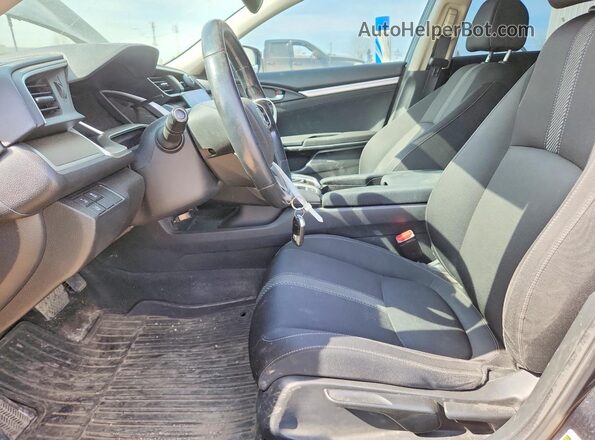 2HGFC1F45GH102340 2016 HONDA CIVIC Черный Вид салона спереди