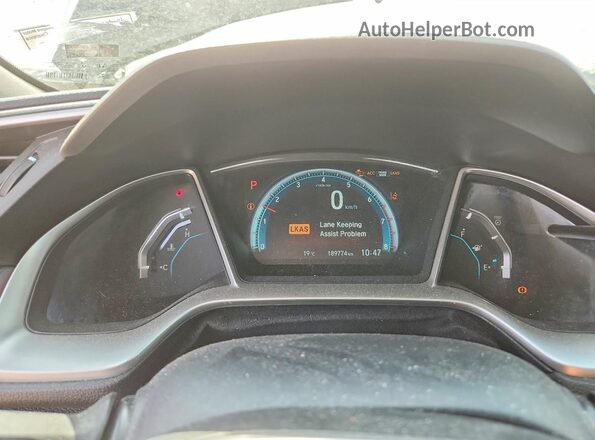 2HGFC1F45GH102340 2016 HONDA CIVIC Черный Вид щитка приборов