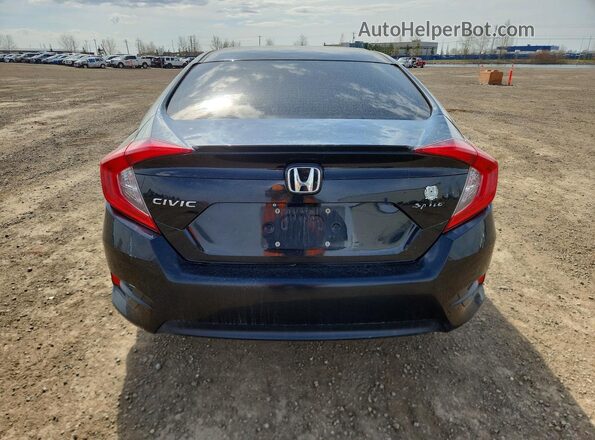 2HGFC1F45GH102340 2016 HONDA CIVIC Черный Вид сзади
