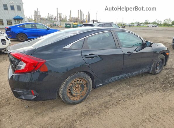 2HGFC1F47GH103621 2016 HONDA CIVIC Черный Задняя правая четверть