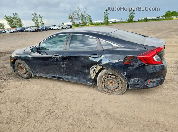 2HGFC1F47GH103621 2016 HONDA CIVIC Черный Задняя левая четверть