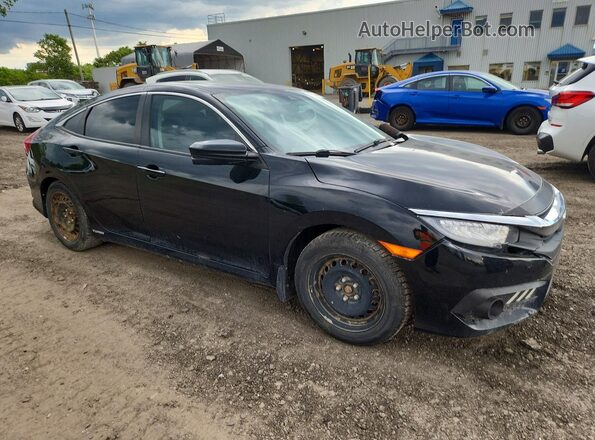 2HGFC1F47GH103621 2016 HONDA CIVIC Черный Передняя правая четверть