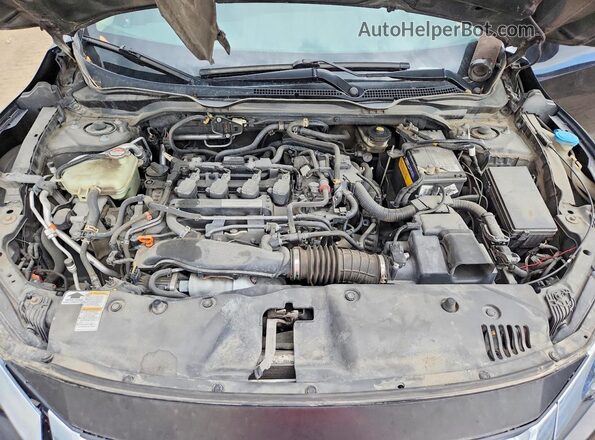 2HGFC1F47GH103621 2016 HONDA CIVIC Черный Вид задней части салона