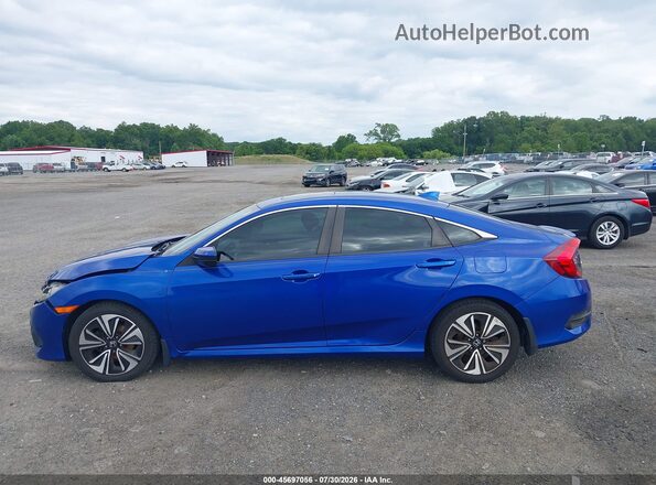 2HGFC1F47GH644622 2016 HONDA CIVIC Blue Vista interior de 360 grados