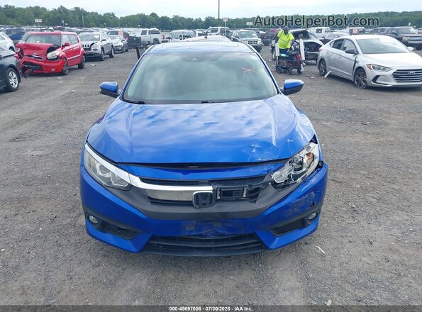 2HGFC1F47GH644622 2016 HONDA CIVIC Blue Vista del cuadro de instrumentos