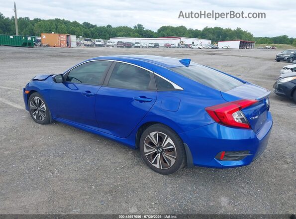 2HGFC1F47GH644622 2016 HONDA CIVIC Blue Trasero izquierdo