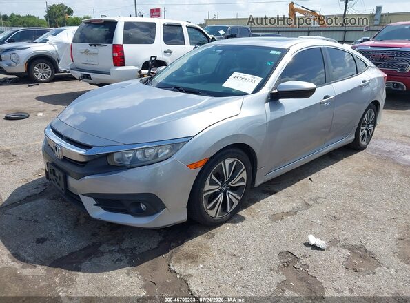 2HGFC1F70GH636792 2016 HONDA CIVIC Silver წინა მარცხენა ხედი სამი მეოთხედიდან