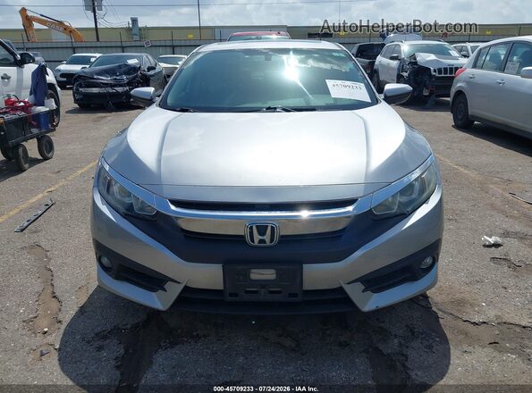 2HGFC1F70GH636792 2016 HONDA CIVIC Silver ხელსაწყოთა პანელის ხედი