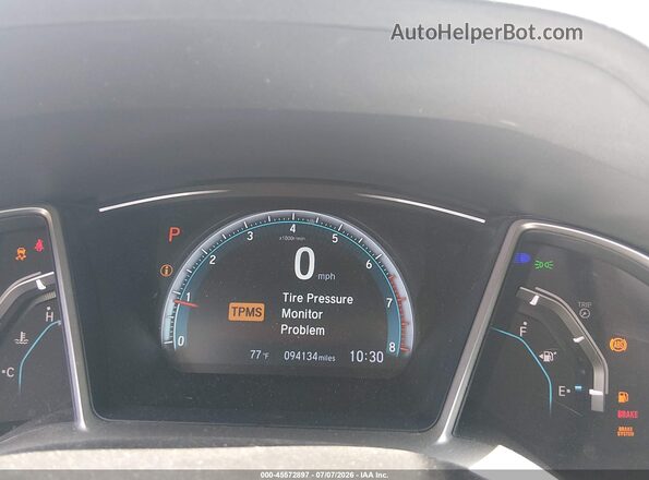 2HGFC1F70GH655665 2016 HONDA CIVIC White Vista de los asientos traseros