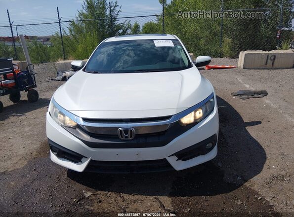 2HGFC1F70GH655665 2016 HONDA CIVIC White Vista del cuadro de instrumentos
