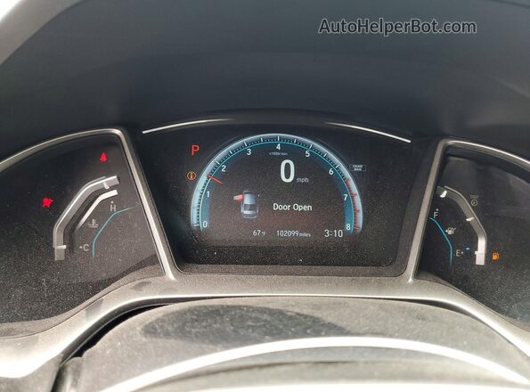 2HGFC1F70GH656847 2016 HONDA CIVIC Silver Widok zestawu wskaźników