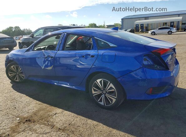 2HGFC1F70HH641315 2017 HONDA CIVIC Blue Հետևի ձախ