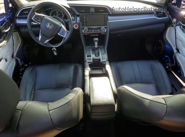 2HGFC1F70HH641315 2017 HONDA CIVIC Blue Առջևի վահանակի տեսք