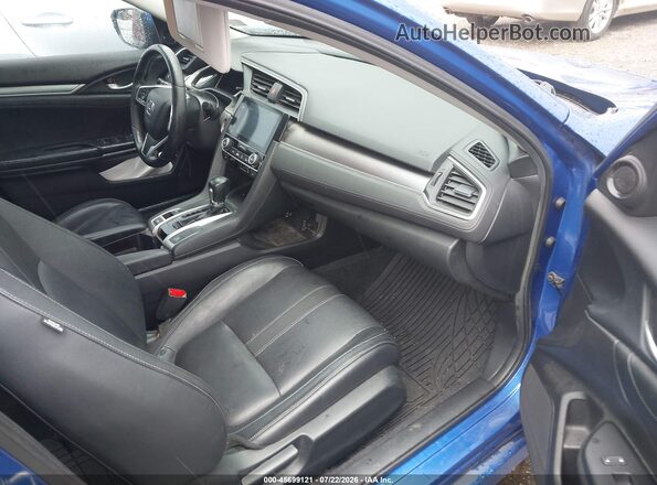 2HGFC1F70JH641689 2018 HONDA CIVIC Blue Front interior view