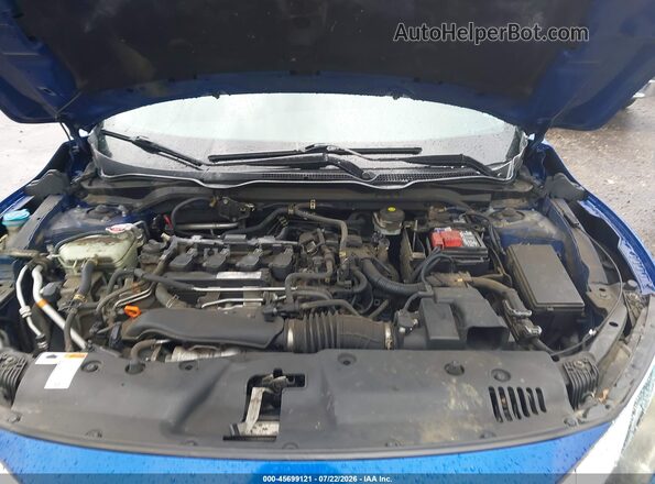 2HGFC1F70JH641689 2018 HONDA CIVIC Blue Rear view