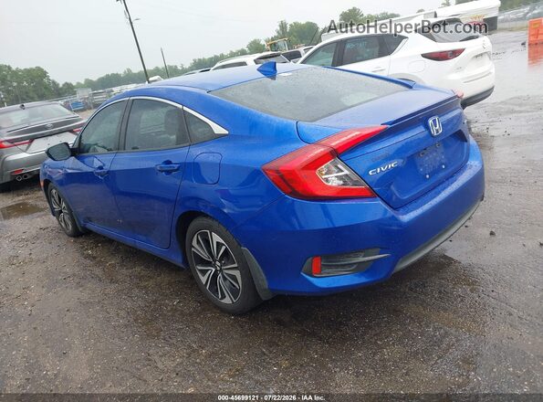 2HGFC1F70JH641689 2018 HONDA CIVIC Blue Rear left