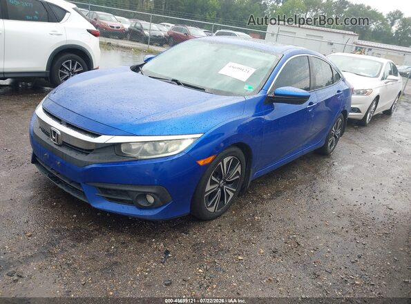 2HGFC1F70JH641689 2018 HONDA CIVIC Blue Front left