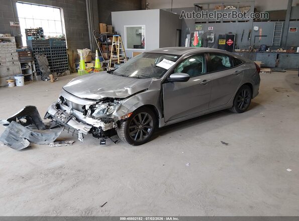 2HGFC1F71MH701435 2021 HONDA CIVIC Silver Vista tres cuartos delantera izquierda