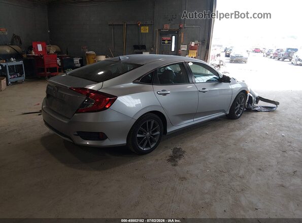 2HGFC1F71MH701435 2021 HONDA CIVIC Silver Trasero derecho
