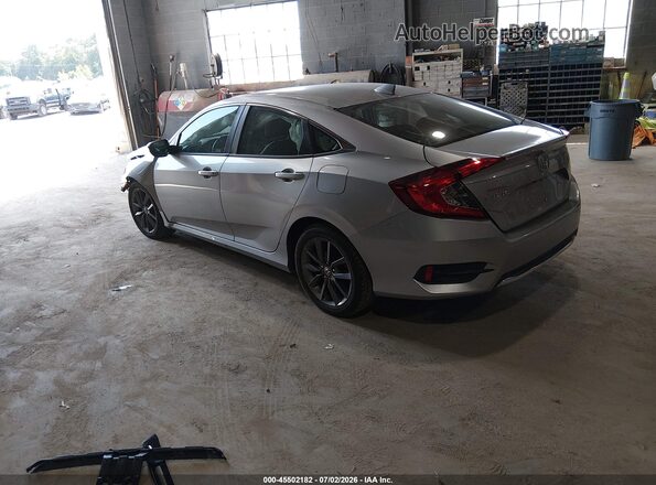 2HGFC1F71MH701435 2021 HONDA CIVIC Silver Trasero izquierdo