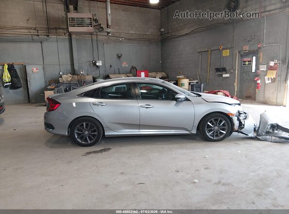 2HGFC1F71MH701435 2021 HONDA CIVIC Silver Vista interior trasera