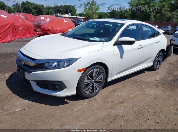 2HGFC1F72HH654146 2017 HONDA CIVIC White Առջևի ձախ երեք քառորդ տեսարան