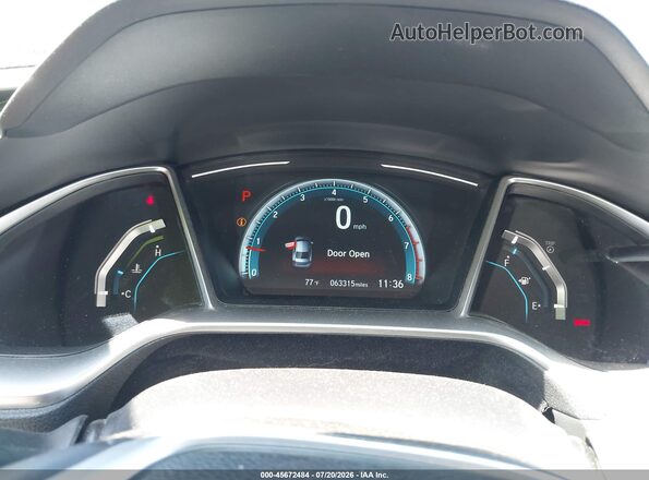 2HGFC1F72HH654146 2017 HONDA CIVIC White Հետևի նստատեղերի տեսք