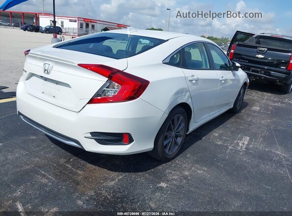 2HGFC1F72MH700889 2021 HONDA CIVIC White Rear right