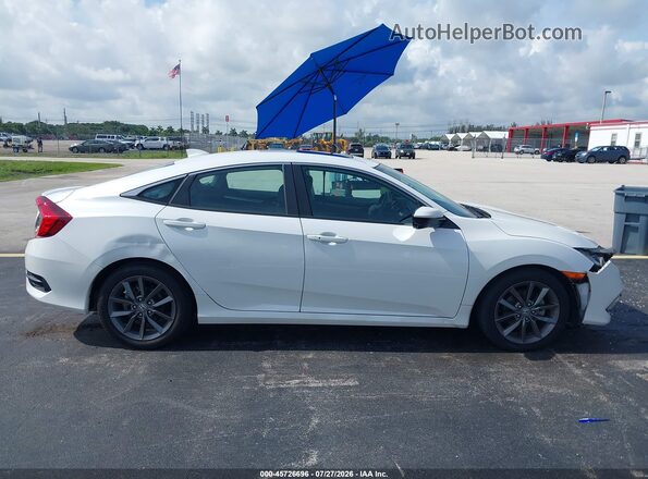 2HGFC1F72MH700889 2021 HONDA CIVIC White Rear interior view
