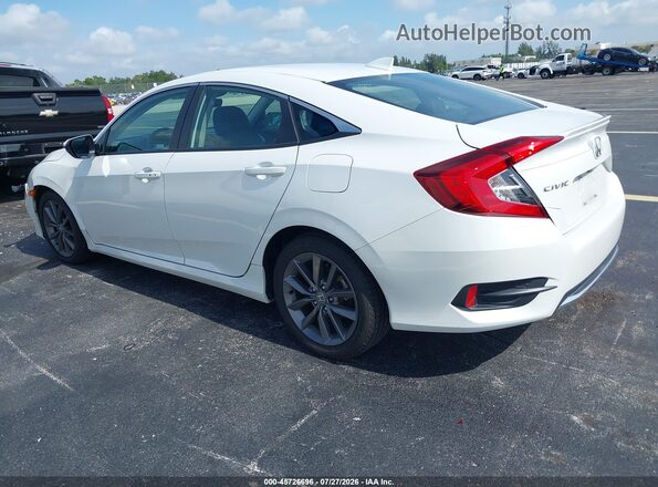 2HGFC1F72MH700889 2021 HONDA CIVIC White Rear left