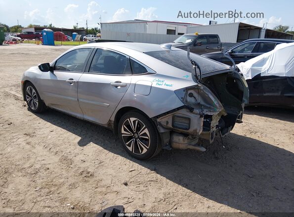 2HGFC1F73GH635359 2016 HONDA CIVIC Silver Rear left