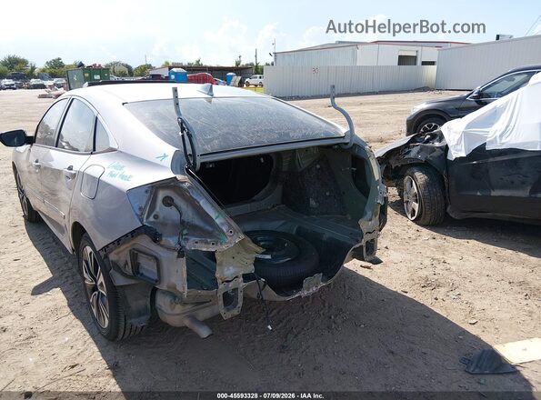 2HGFC1F73GH635359 2016 HONDA CIVIC Silver Front view