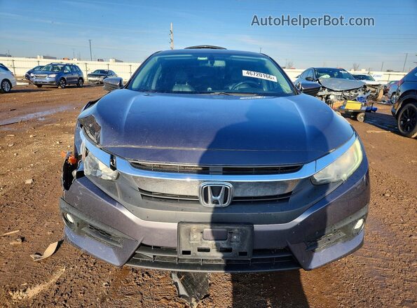 2HGFC1F73GH643834 2016 HONDA CIVIC Gray წინა ხედი