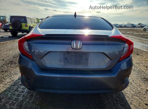 2HGFC1F73GH643834 2016 HONDA CIVIC Gray უკანა ხედი