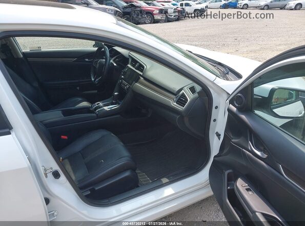 2HGFC1F73KH651182 2019 HONDA CIVIC White წინა სალონის ხედი