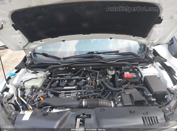 2HGFC1F73KH651182 2019 HONDA CIVIC White უკანა ხედი