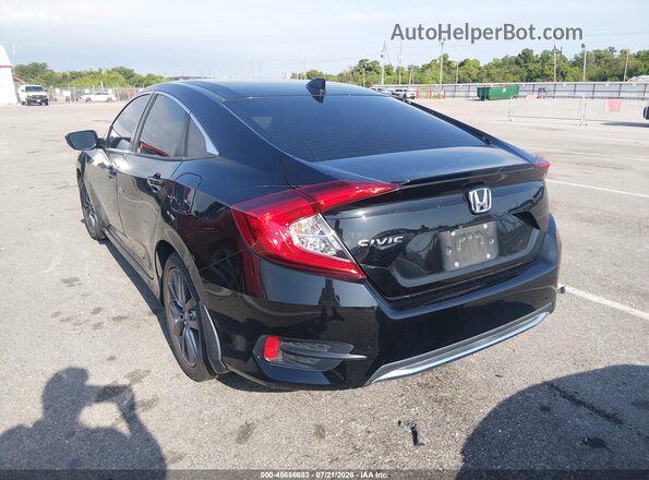 2HGFC1F73MH702277 2021 HONDA CIVIC Black Trasero izquierdo