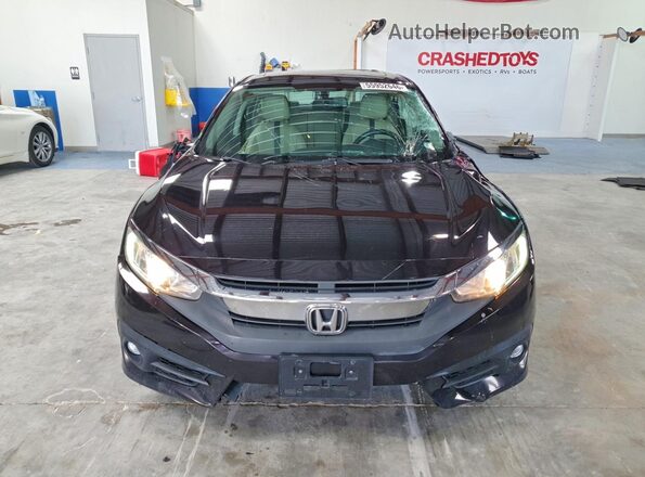 2HGFC1F74GH651859 2016 HONDA CIVIC Черный Вид спереди