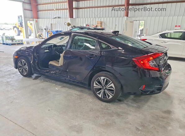 2HGFC1F74GH651859 2016 HONDA CIVIC Черный Задняя левая четверть