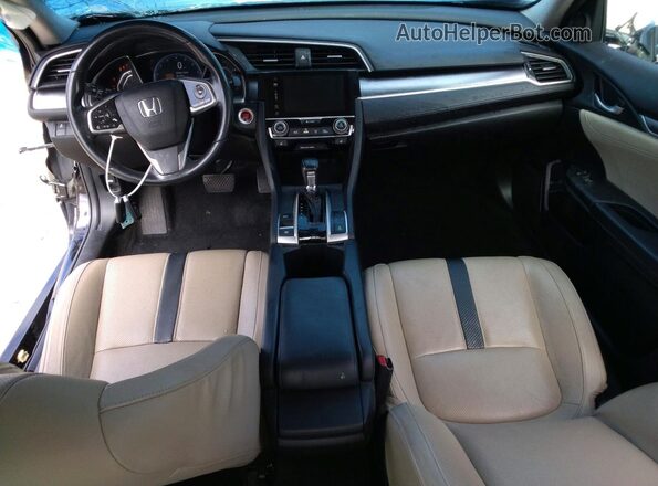 2HGFC1F74GH651859 2016 HONDA CIVIC Черный Вид панели приборов