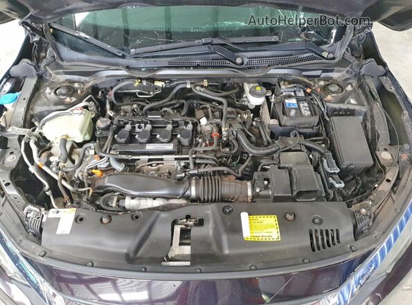 2HGFC1F74GH651859 2016 HONDA CIVIC Черный Вид задней части салона