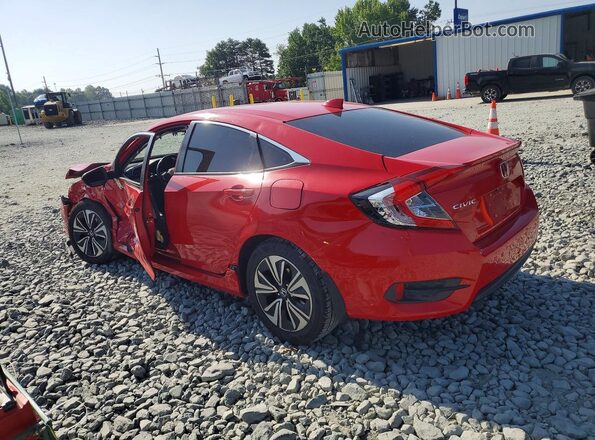 2HGFC1F74JH645406 2018 HONDA CIVIC Red Задня ліва чверть