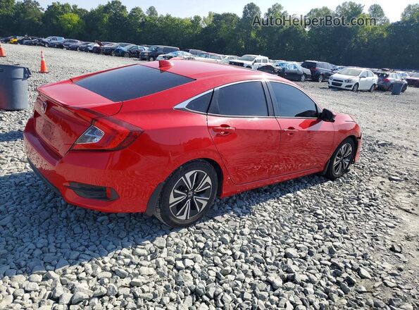 2HGFC1F74JH645406 2018 HONDA CIVIC Red Задня права чверть