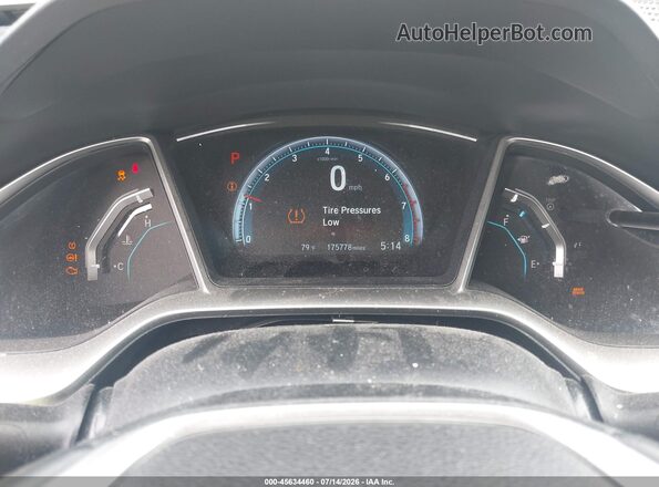 2HGFC1F76GH637252 2016 HONDA CIVIC White Widok tylnych siedzeń