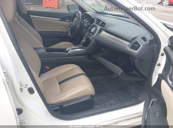 2HGFC1F76GH637252 2016 HONDA CIVIC White Widok wnętrza z przodu