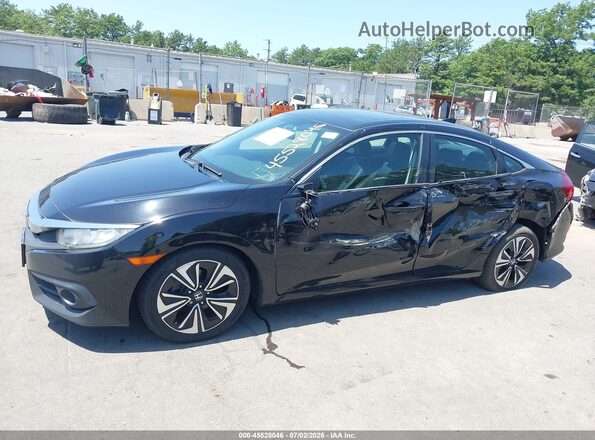 2HGFC1F76JH644886 2018 HONDA CIVIC Black Front view