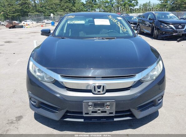 2HGFC1F76JH644886 2018 HONDA CIVIC Black Instrument cluster view