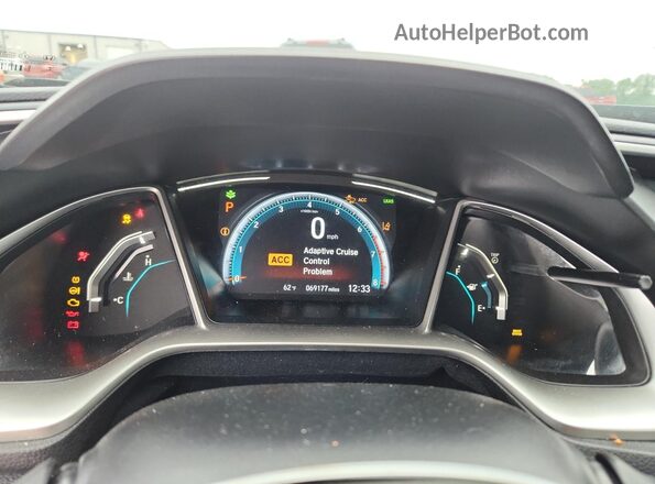 2HGFC1F76MH706212 2021 HONDA CIVIC Серый Вид щитка приборов
