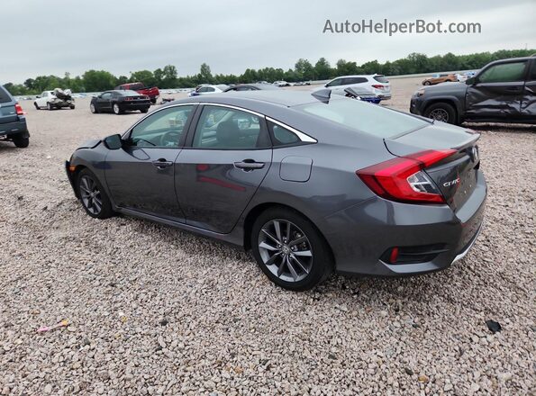 2HGFC1F76MH706212 2021 HONDA CIVIC Серый Задняя левая четверть